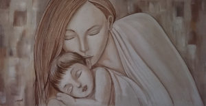 Maternità intonaco 120x60 20-17