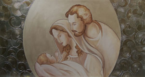 Sacra famiglia della serenità 120x60