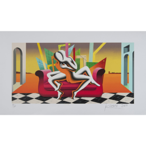 Mark Kostabi – The Architecture Of Desire – Srigrafia Polimaterica – 70x120cm