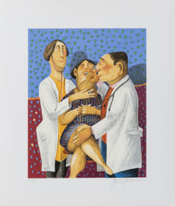 Pino Procopio - La visita - 35x30