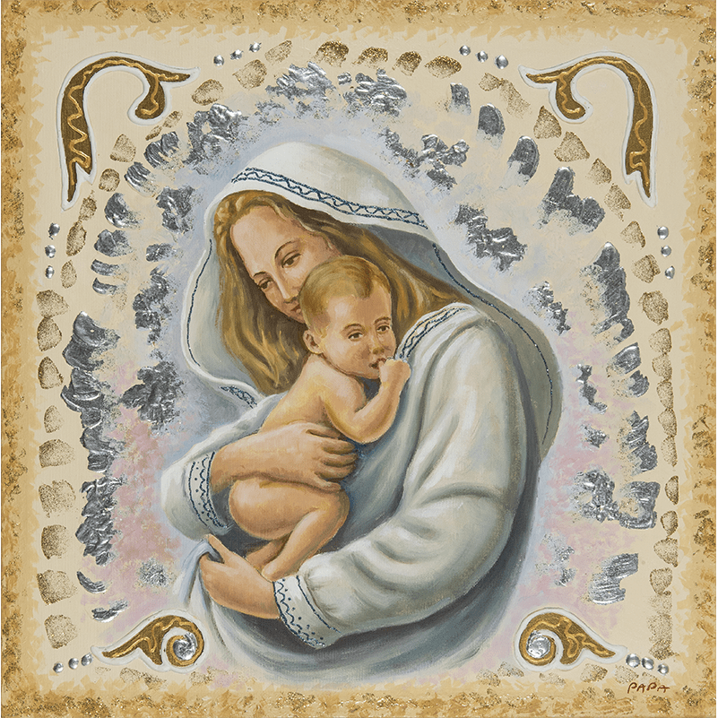 Capezzale classico - Maternità - GB51590_1 50x50cm