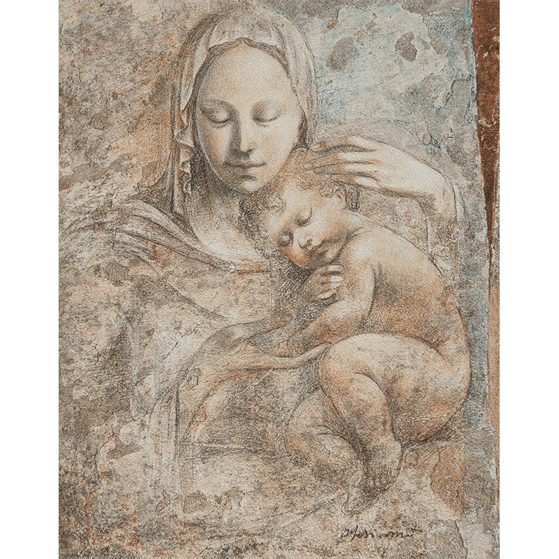 Elvio Marchionni - Maternità serigrafia retouchè 24x30 cm