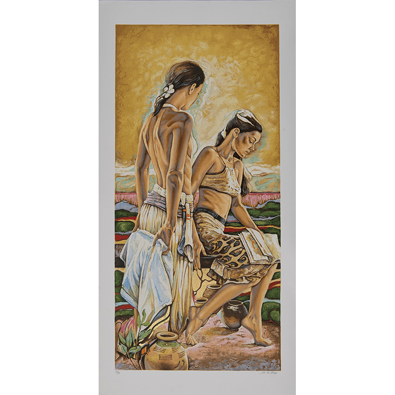 Massimo Di Febo - La bellezza dell'armonia serigrafia 120x60 cm
